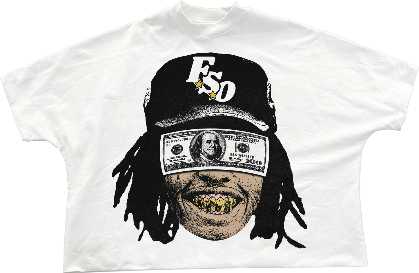 Gold Grillz & Dollar Bills Tee